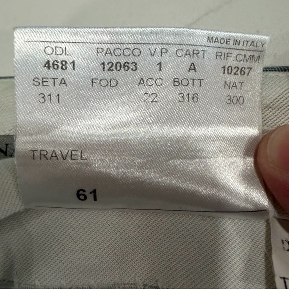 Canali Men’s Tessuto 100% Wool Light Gray Trousers 37x32 - Picture 5 of 8